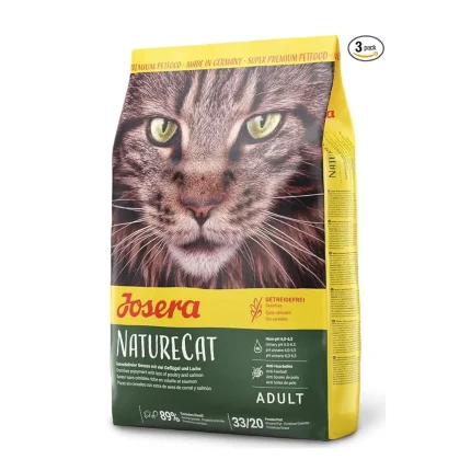 JOSERA NatureCat – غذای خشک سوپریمیوم بدون غلات برای گربه‌های بالغ